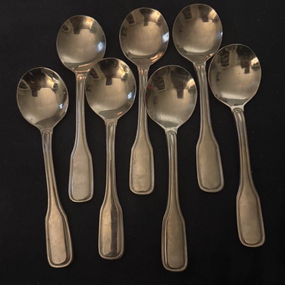 Sturdy Stainless Soup Spoon Set